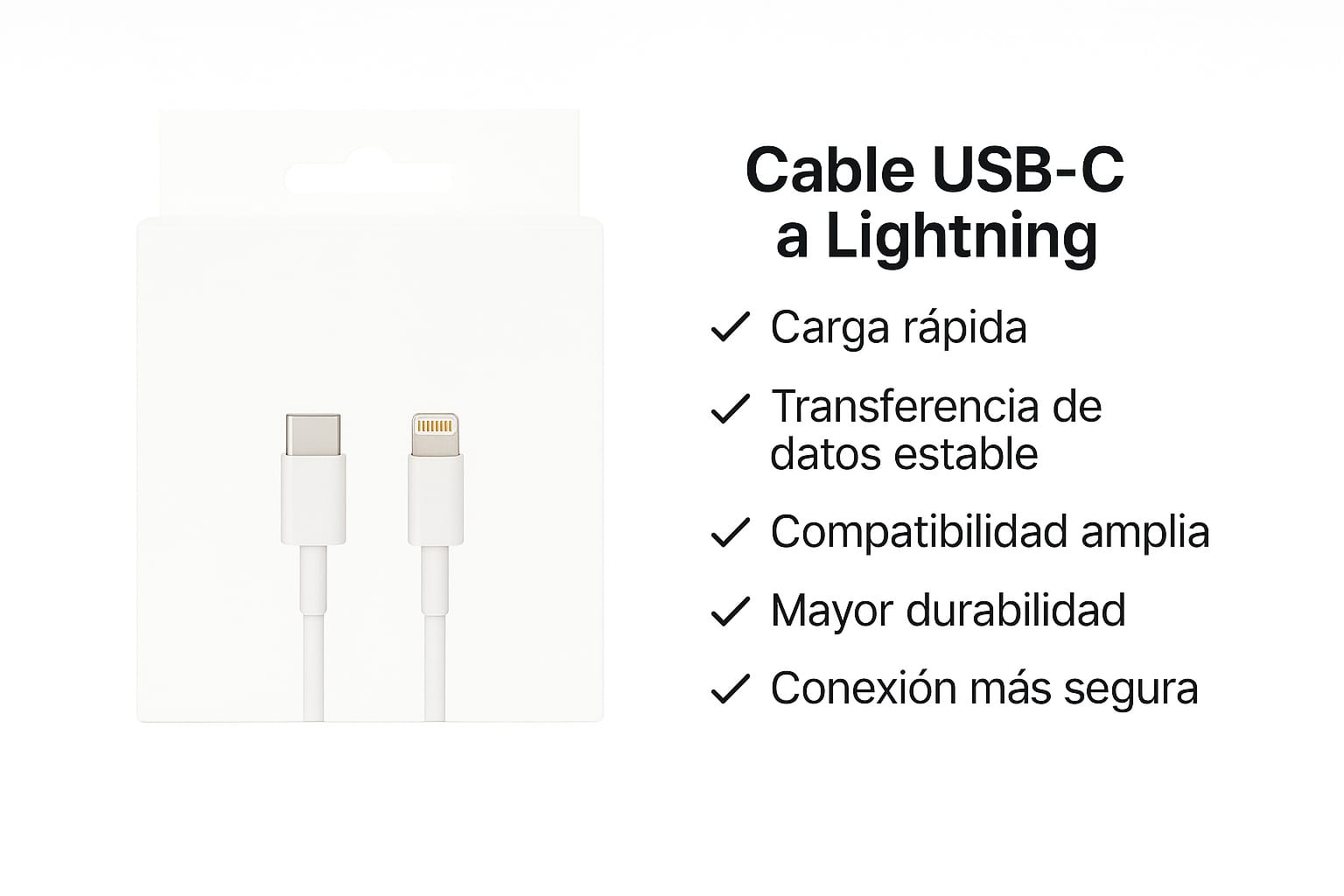cable usbc a iphone